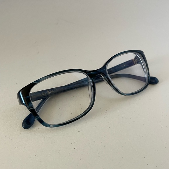 Lilly Pulitzer Blue Glasses Authentic Progressives - Picture 8 of 9